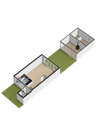 Floorplan - Paulus Potterstraat 40, 3751 VB Bunschoten-Spakenburg